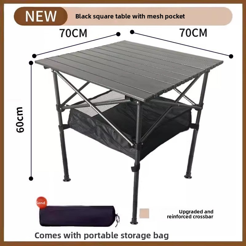 Adjustable Height Outdoor Folding Table