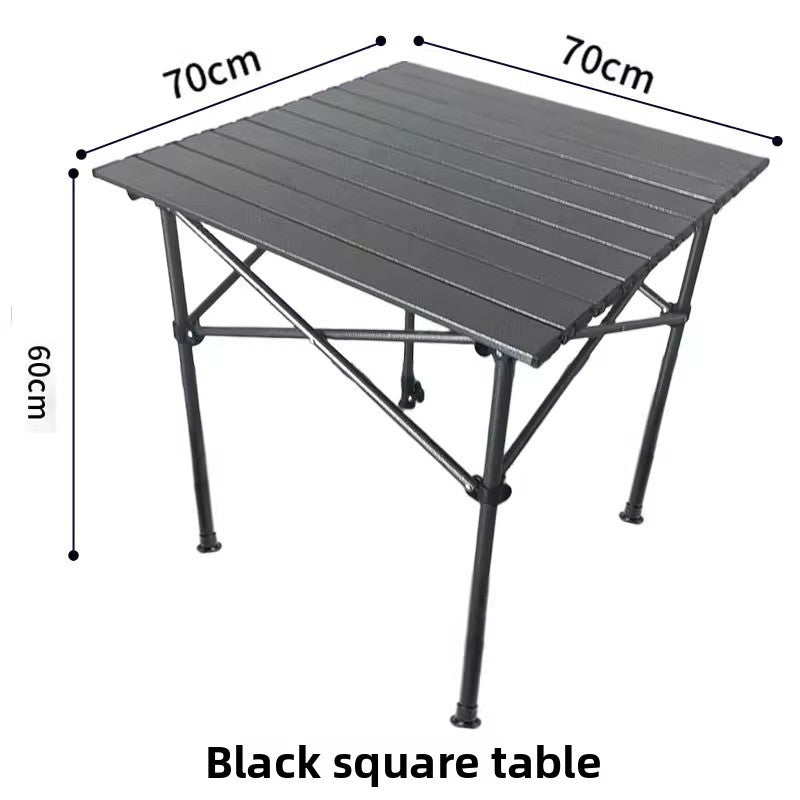 Adjustable Height Outdoor Folding Table