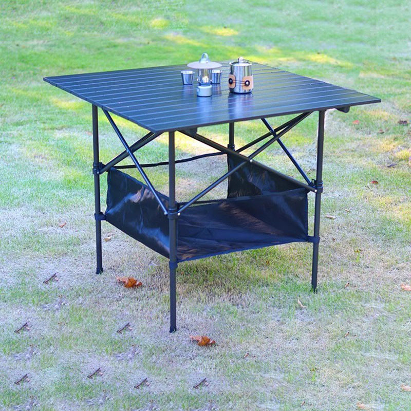 Adjustable Height Outdoor Folding Table