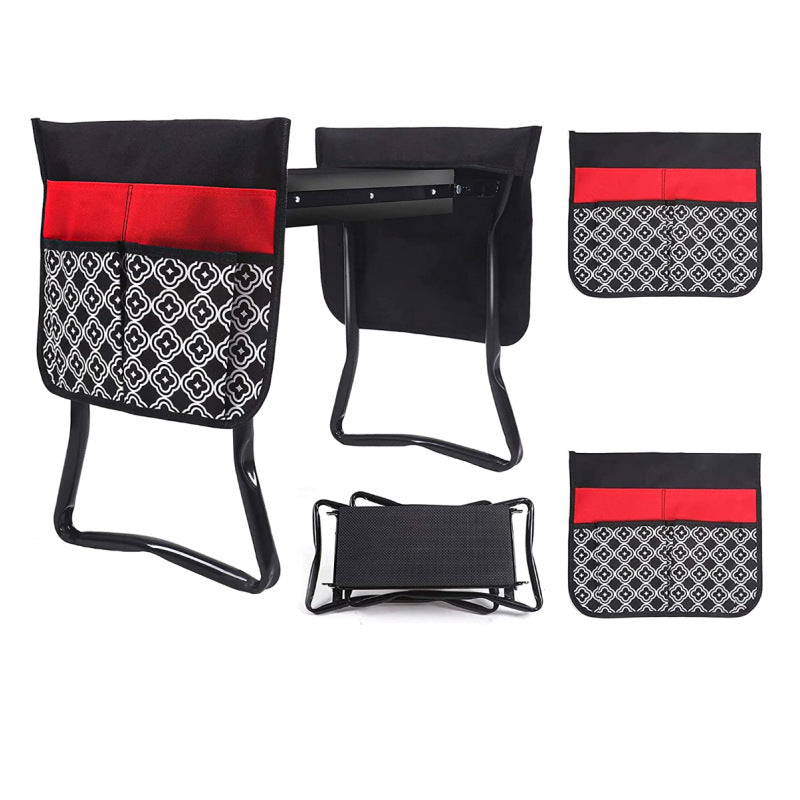 Outdoor folding kneeling pedal